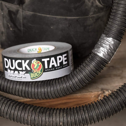 Duck Brand Max Strength Duct Tape - 1 Roll - Heavy Duty Hold - 1.88 Inch x 45 Yards - Silver