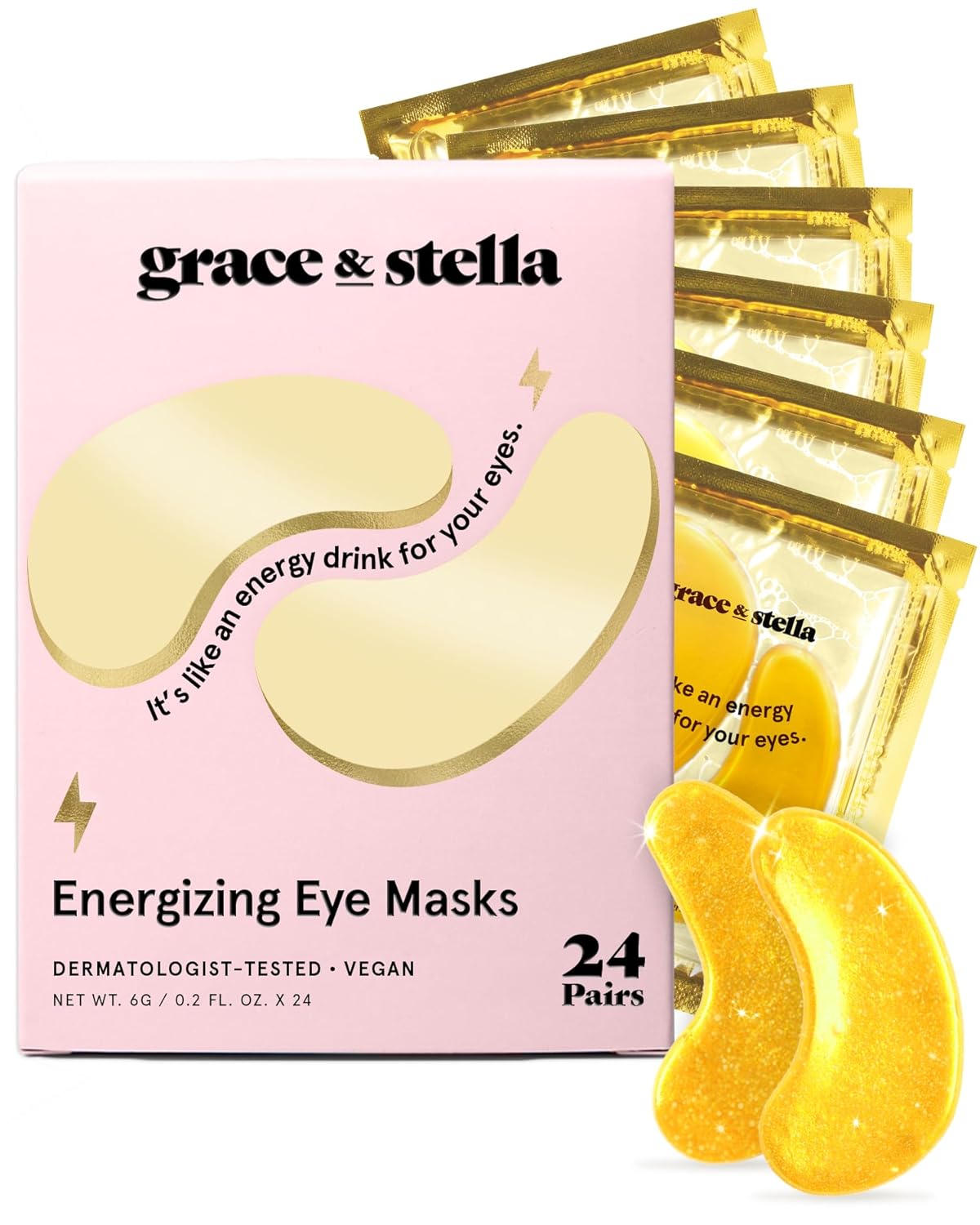 grace & stella Award Winning Under Eye Mask - Birthday Gifts for Women - Gel Eye Patches for Dark Circles, Puffy