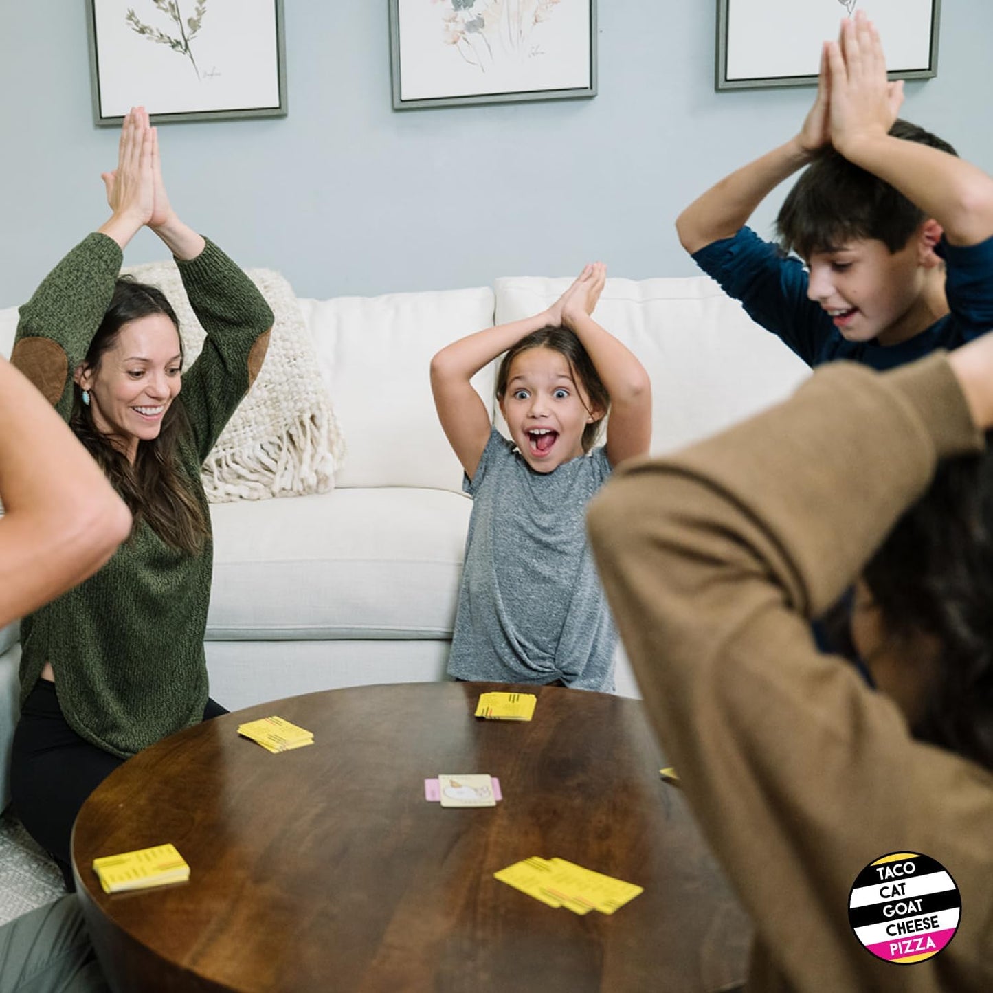 Taco Cat Goat Cheese Pizza Wildly Entertaining Card Game for Family and Group Game Night, Easy to Learn and Play with 10-15 Minute
