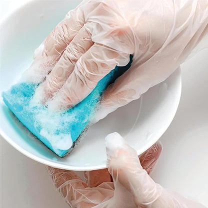 ForPro Disposable Vinyl Gloves, Clear, Industrial Grade, Powder-Free, Latex-Free, Non-Sterile, Food Safe, 2.75 Mil. Palm, 3.9 Mil. Fingers