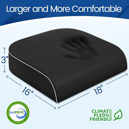 SweetSlubr Seat Cushion for Tailbone Pain Relief, Office Chair
