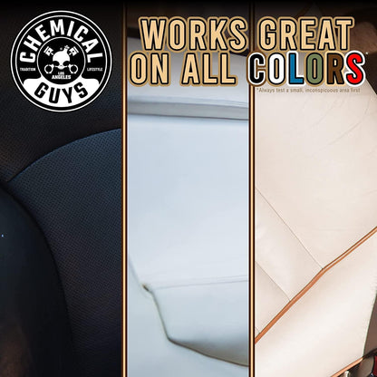 Chemical Guys Leather Cleaner and Conditioner Kit - Car Cleaner and Conditioner, Safely Cleans & Conditions Leather Car Interiors, Furniture