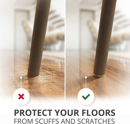 Felt Furniture Pads X-PROTECTOR 133 PCS Premium Furniture Pads - Felt Pads Furniture Feet Best Wood Floor Protectors - Protect Your Hardwood &