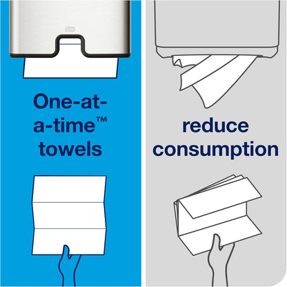 Tork Multifold Hand Towel, Natural, 100% recycled, FSC certified, Compatible with H2 Dispensers, 16 packs x 250 sheets