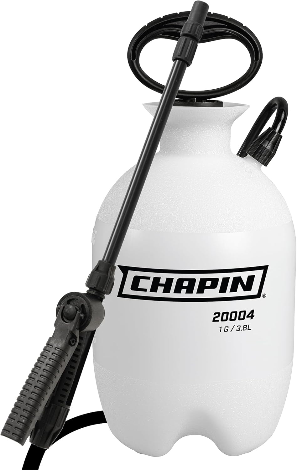 Chapin 20004 Pump Sprayer, 1-Gallon SureSpray Translucent Tank with an Easy Fill Funnel-Top Opening, Adjustable Cone Nozzle & 34" Long Reach