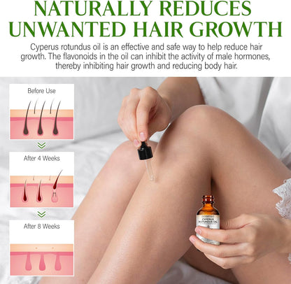 GOGIFTGO Cyperus Rotundus Oil,Cyperus Oil,Cyprus Rotundus Oil for Hair Removal,Cyperus Oil Natural, Soothing and gentle,Reducing Body Hair