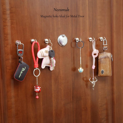 Neosmuk Magnetic Hooks, Heavy Duty 30lb+ Strong Magnet Hook for Cruise Cabins, Cruise Ship Essentials for