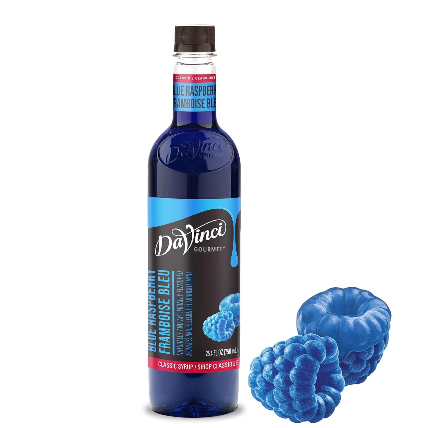 DaVinci Gourmet Classic Blue Raspberry, 25.4 Fluid Ounces