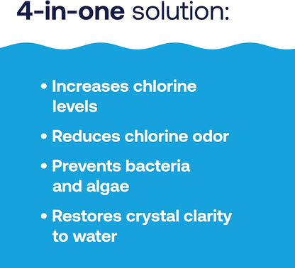 HTH 52037R Pool Care Shock Advanced, Swimming Pool Chemical - Cal Hypo Formula, Prevents Bacteria &