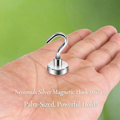 Neosmuk Magnetic Hooks, Heavy Duty 30lb+ Strong Magnet Hook for Cruise Cabins, Cruise Ship Essentials for