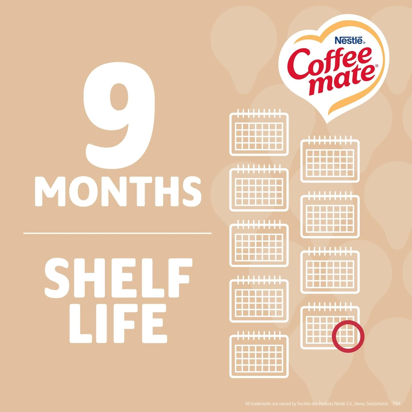 Nestle Coffee mate Coffee Creamer, Original, Liquid Creamer Singles, Non Dairy, No Refrigeration, 0.375 fl oz Tubs (80)
