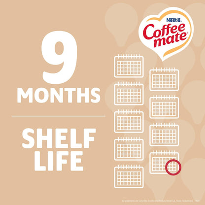 Nestle Coffee mate Coffee Creamer, Original, Liquid Creamer Singles, Non Dairy, No Refrigeration, 0.375 fl oz Tubs (80)