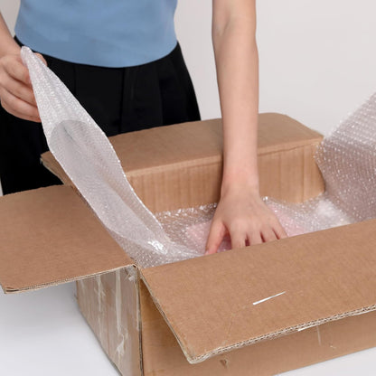 wanguagua 2 Pack 12 Inch x 72 ft Total Bubble Packing Wrap for Moving Boxes Shipping Cushioning Supplies Perforated Every 12