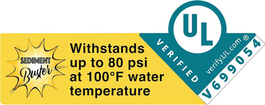 Sediment Buster - Water Heater Tool UL Verified V699054 Flushes, Cleans