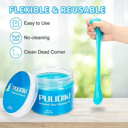 PULIDIKI Car Cleaning Gel Car Clean Putty, Universal Car Interior Cleaner Slime, Perfect Cleaning Kit Supplies, Auto Detailing Tools Car