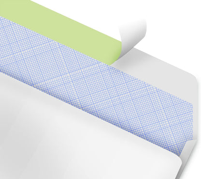 Envelopes Letter Size Self Seal, 100 Business Mailing Security Peel and Sealing Envelope, 100%