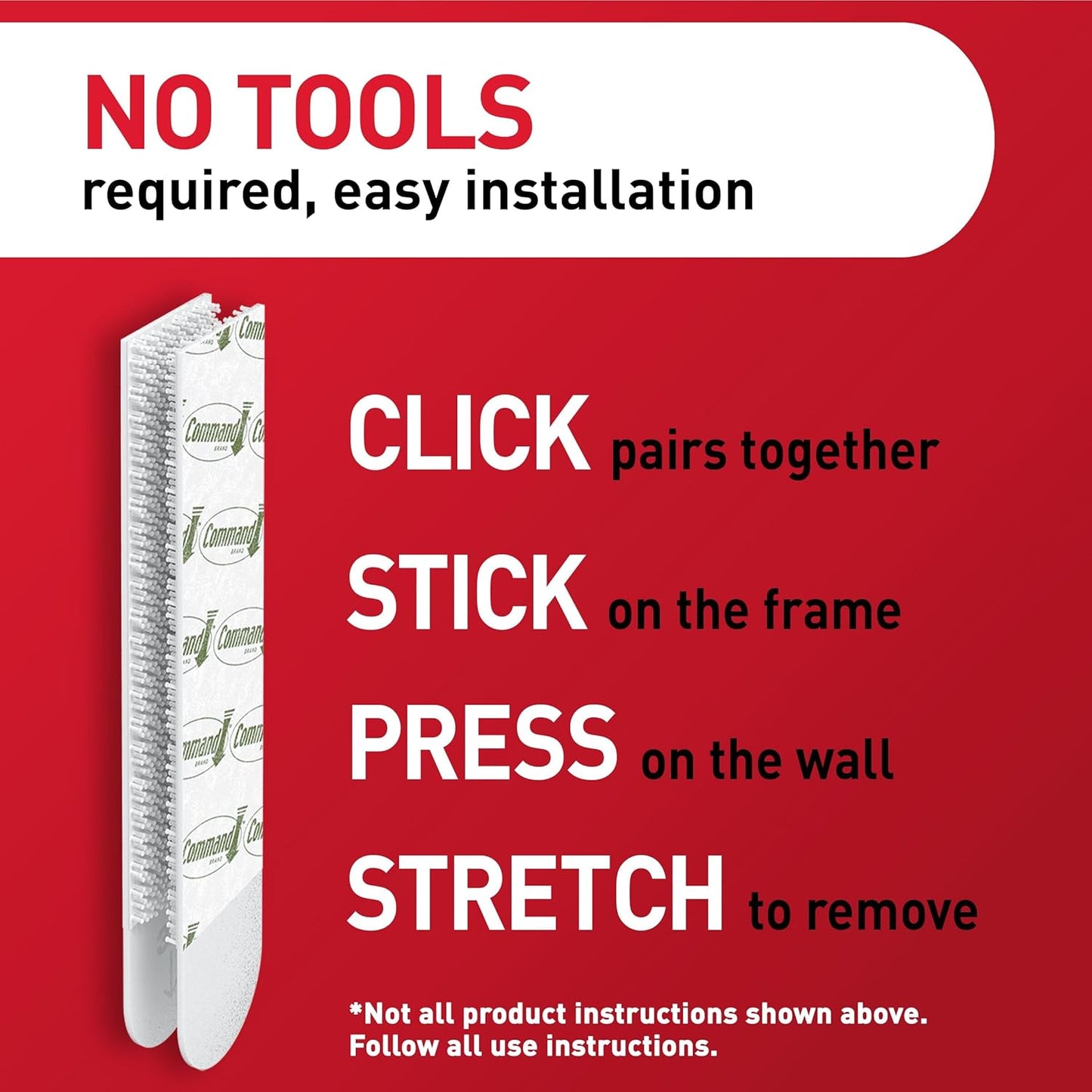 Command 15 lb Large Picture Hanging Strips 14 Pairs (28 Strips), Damage-Free Hanging Picture Hangers, No Tools Wall Hanger for Home