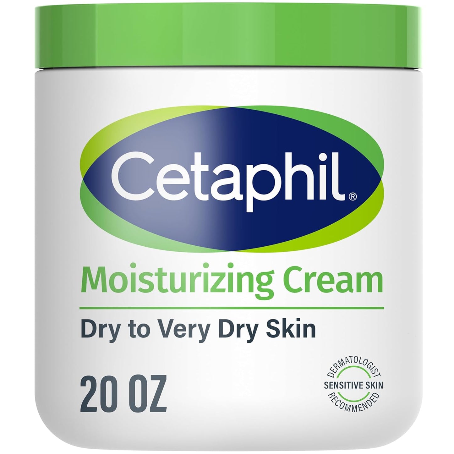 Cetaphil Face & Body Moisturizer, Hydrating Moisturizing Cream for Dry to Very Dry, Sensitive Skin, NEW 20 oz, Fragrance Free