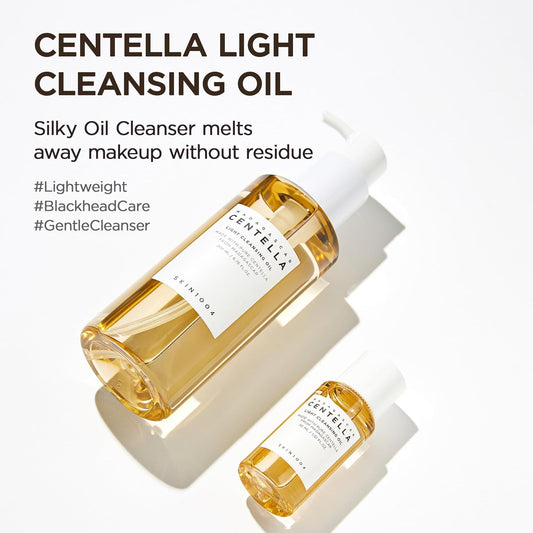 SKIN1004 Centella Travel Kit, Korean Skin Care Set with Toner, Moisturiser, Serum, Cleansing Oil & Cleanser, Travel Size Set with Madagascar