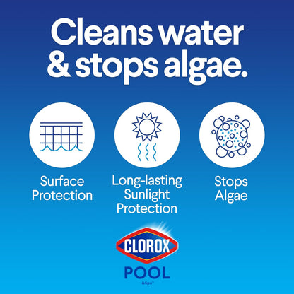 Clorox Pool&Spa XTRABLUE 3 Chlorinating Tablets, Individually Wrapped, Kills Bacteria & Stops Algae (5 LB)