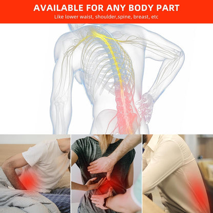 Red Light Therapy Infrared Light Therapy Pad for Body Pain NIR Deep Therapy for Back Knee Hands Feet Relief Portable 660nm 850nm Home Heating Light