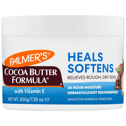 Palmer's Cocoa Butter Formula Daily Skin Therapy Solid Lotion with Vitamin E, Body Moisturizer for Extremely Dry Skin, Softens and