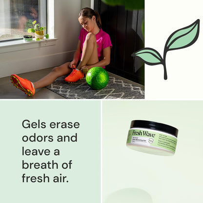Fresh Wave Odor Removing Gel, 7 oz., Pack of 3 - Odor Absorbers for Home, Safer Odor Relief, Natural Plant-Based Odor