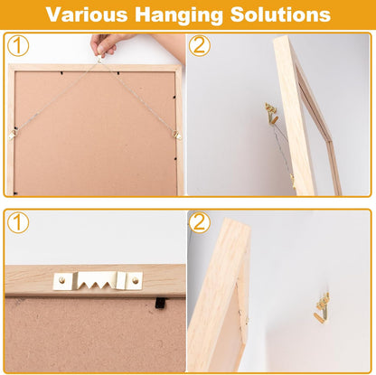 KURUI 303Pcs Picture Hanging Kit, Picture Hangers Assorted Kit with Heavy Duty Picture Hanging Hooks/Hardware Nails/Sawtooth/Wire/D