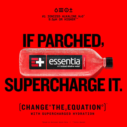 Essentia Water Bottled, Ionized Alkaline Water:99.9% Pure, Infused With Electrolytes, 9.5 pH Or Higher With A Clean, Smooth Taste, 1 Liter (2)