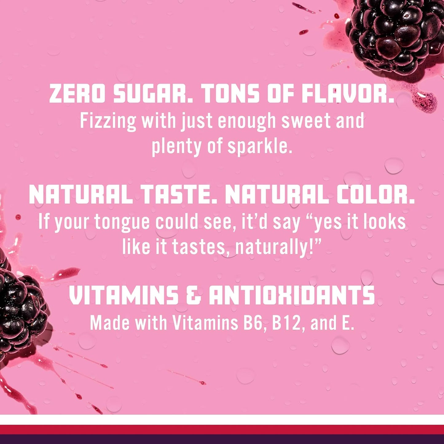Sparkling Ice, Black Raspberry Sparkling Water, Zero Sugar Flavored Water, with Vitamins and Antioxidants, Low Calorie Beverage, 17 fl oz Bottles (2)