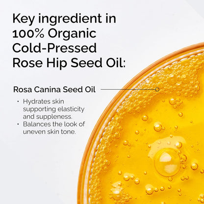 The Ordinary 100% Organic Cold-Pressed Rose Hip Seed Oil, Addresses Signs of Aging by Improving the Appearance of Uneven Skin
