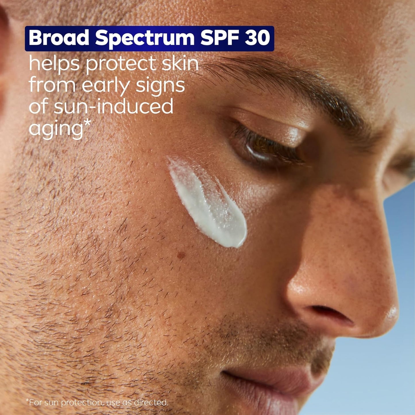 NIVEA MEN Age Defense Daily Face Moisturizer with Broad Spectrum SPF 30 Sunscreen, Pro-Retinol and Hyaluronic