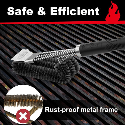 GRILLART Grill Brush and Scraper, Extra Strong BBQ Cleaner