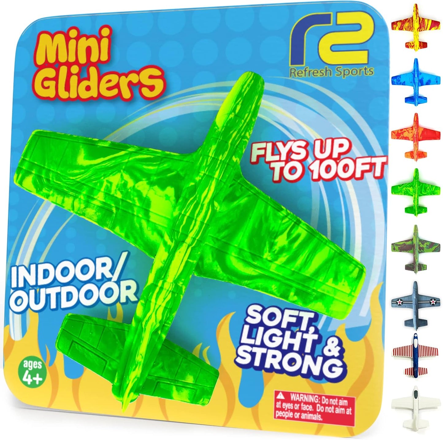 Foam Airplanes - Easter Basket Stuffers for Kids All Ages 4 5 6 7 8 9 10 Year Old - Best Toy Gift - Boy Toys Basket Stuffer Gifts - Fun Easter Gifts