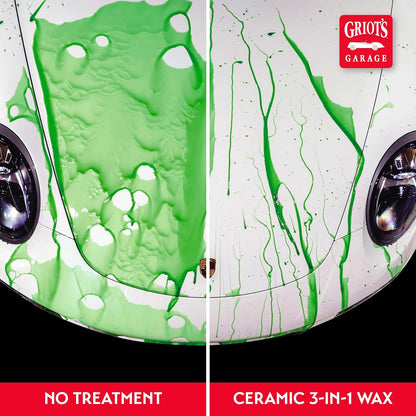 Griots Garage Ceramic 3-in-1 Wax, SiO2 Spray for Cars, Trucks, and RVs, Provides Protection and Water Beading on Paint, Wheels, Plastic, Rubber