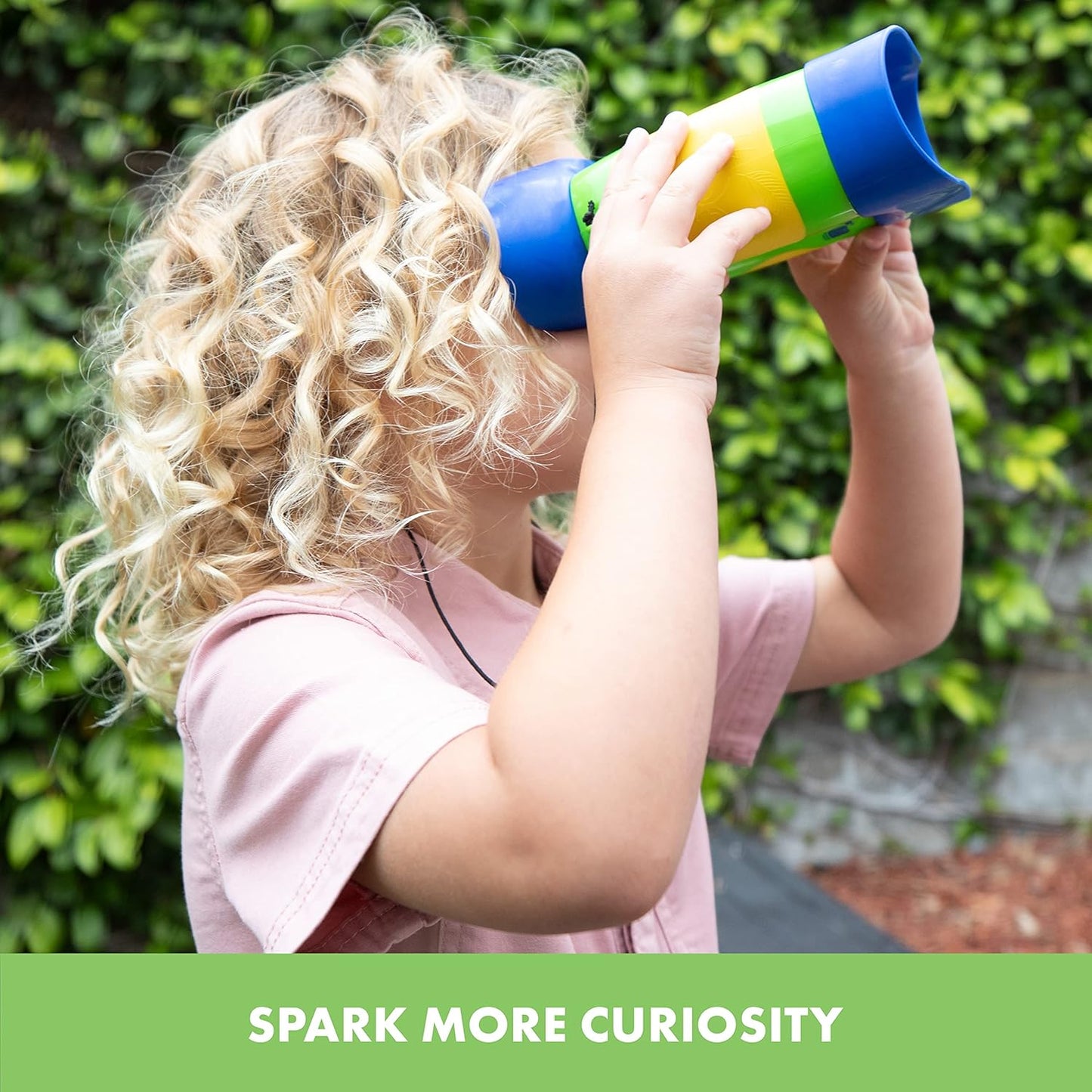 Educational Insights GeoSafari Kidnoculars - Toy Binoculars for Kids, Outdoor Toys for Kids Ages 4-8, Toddler Camping and Nature