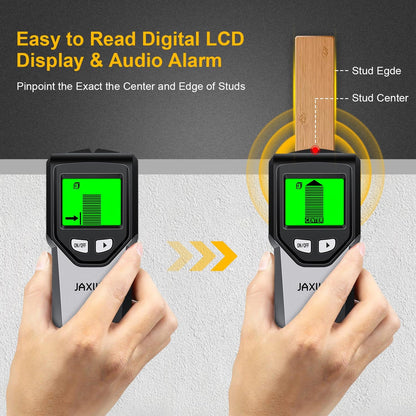 Stud Finder Wall Scanner - 5 in 1 Stud Finder Tool w/Smart Chip and HD LCD
