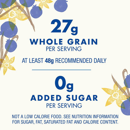 Cascadian Farm Organic Granola, No Added Sugar, Blueberry Vanilla Cereal, Resealable Pouch, 11 oz