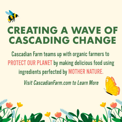 Cascadian Farm Organic Granola, Oats and Honey Cereal, Resealable Pouch, 11 oz