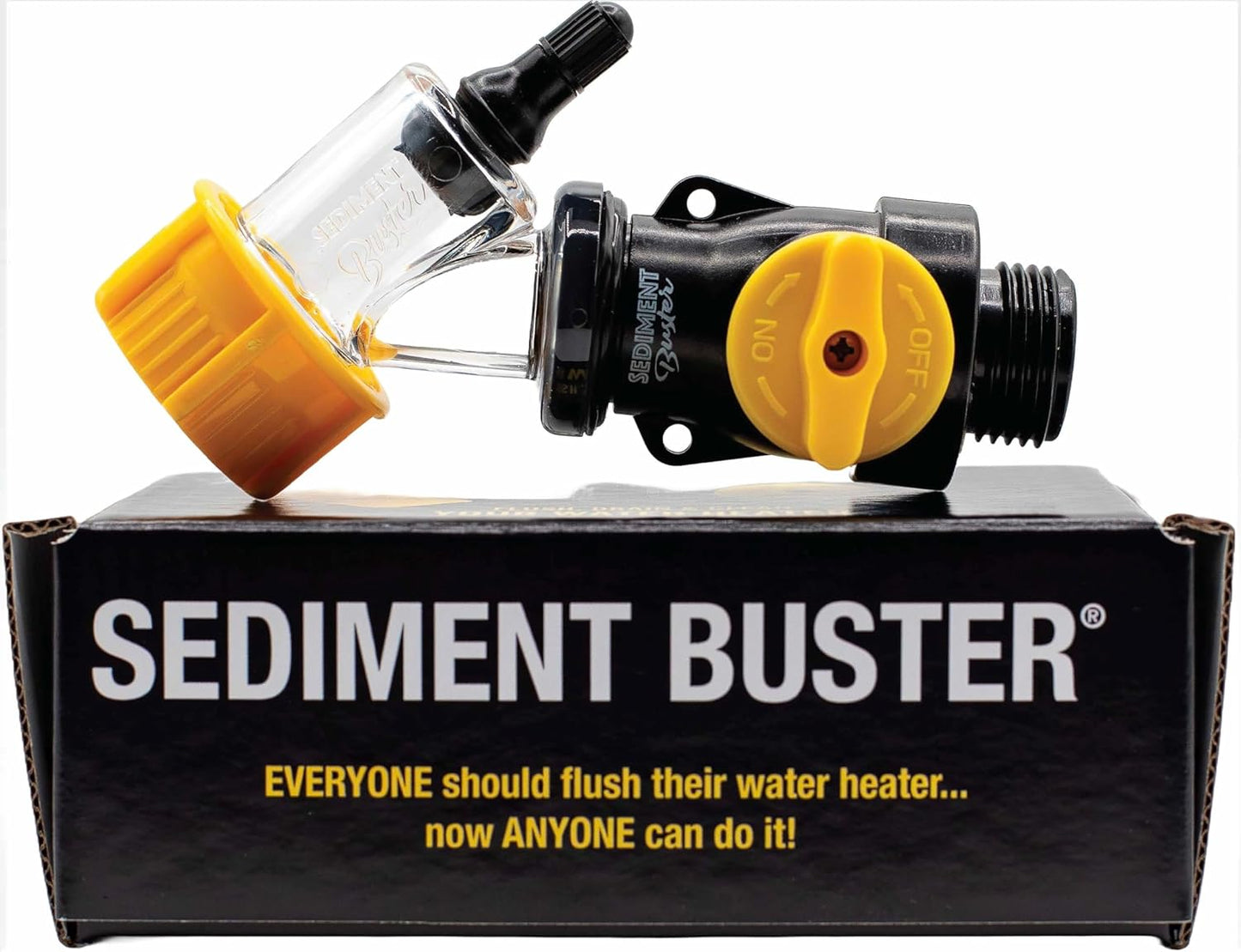 Sediment Buster - Water Heater Tool UL Verified V699054 Flushes, Cleans