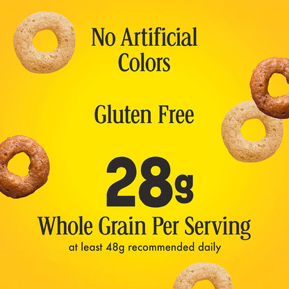 Multi Grain Cheerios, Heart Healthy Breakfast Cereal, Gluten Free, Family Size, 18 oz