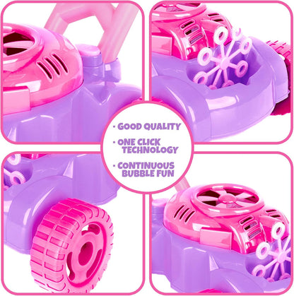 ArtCreativity Bubble Lawn Mower for Toddlers 1-3, Bubble Machine for 1-Year-Old Girl Gifts, Easter Basket Stuffers for