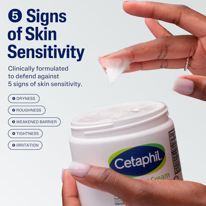 Cetaphil Face & Body Moisturizer, Hydrating Moisturizing Cream for Dry to Very Dry, Sensitive Skin, NEW 20 oz, Fragrance Free