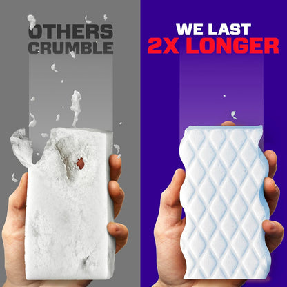 Mr. Clean Magic Eraser Sponge, All Purpose Cleaner, Cleaning Scrubber, Wall, Sneaker, Kitchen, Bathroom, Shower Cleaning Supplies, Melamine