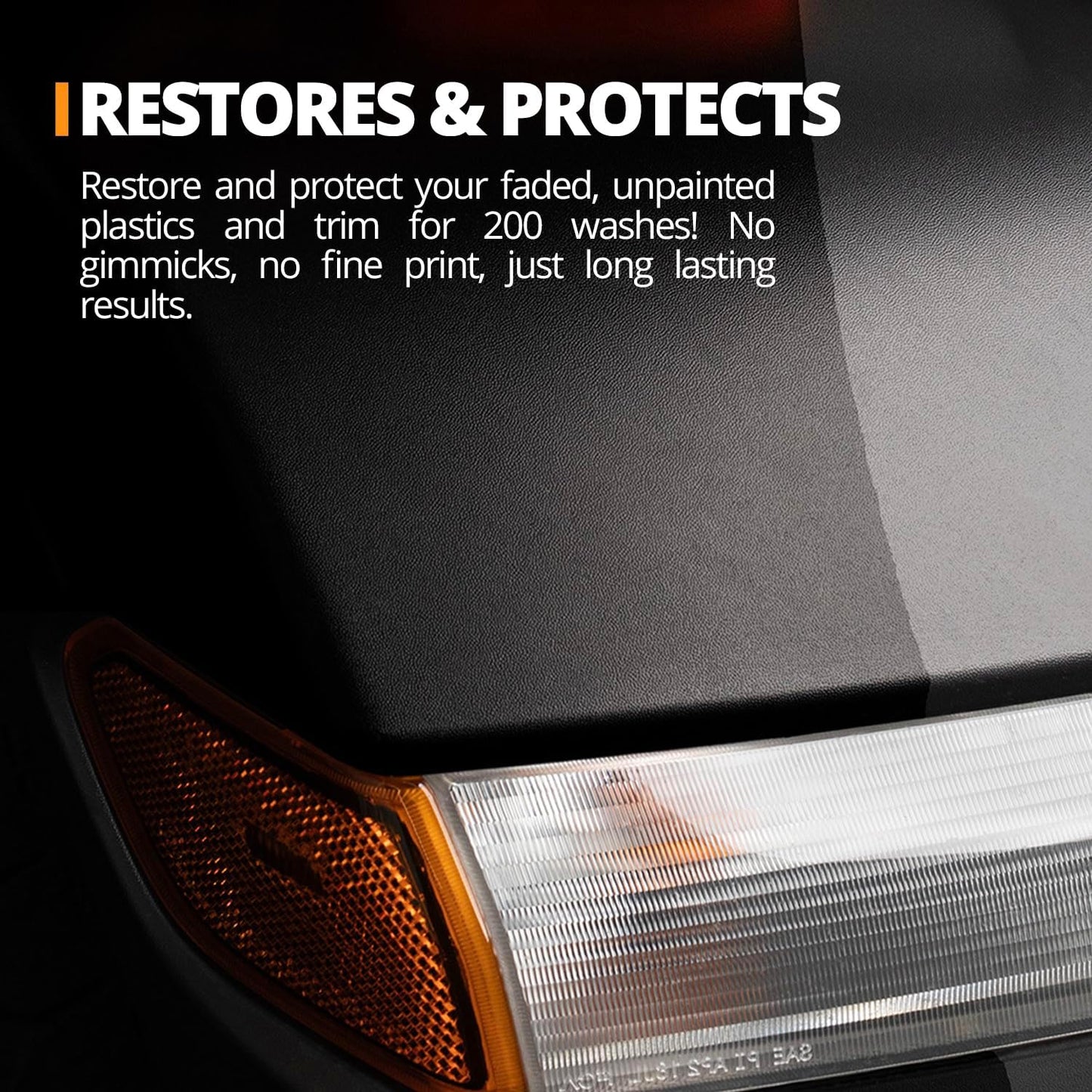 CERAKOTE Ceramic Trim Coat Kit - Quick Plastic Trim Restorer - Ceramic Coating Guaranteed Restoration to Last Over 200 Washes A Ceramic