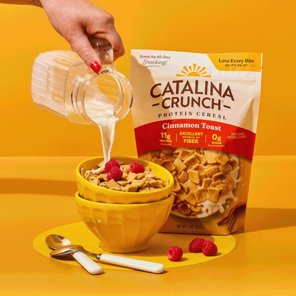 Catalina Crunch Protein Cereal, Sugar Free Breakfast Cereal with 11g of Protein, Gluten Free, Excellent Source of
