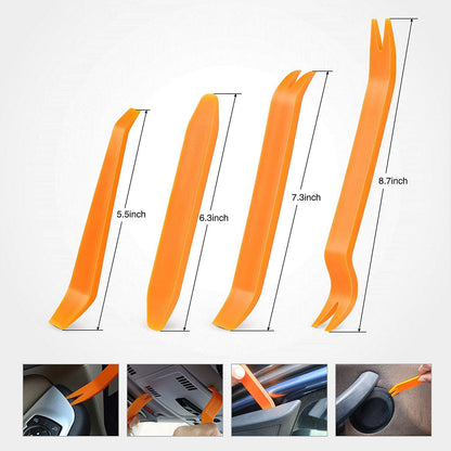 GOOACC 240PCS Bumper Retainer Clips Car Plastic Rivets Fasteners Push Retainer Kit 12 Popular Sizes Auto Push Pin Rivets Set -Door Trim Panel Fender