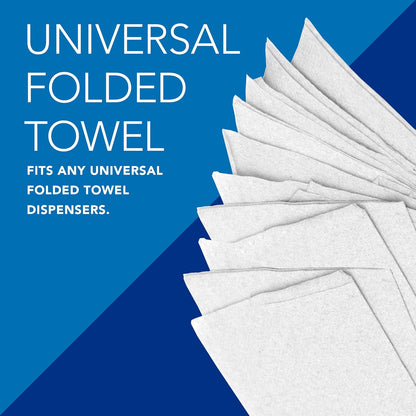 Scott Professional Universal Multifold Paper Towels, Bulk (01840), Absorbency Pockets, 9.2" x 9.4" sheets, Standard Tier