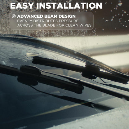 Rain-X 810363 Repellency Water Repellent Wiper Blades, 22" Windshield Wipers (Pack of
