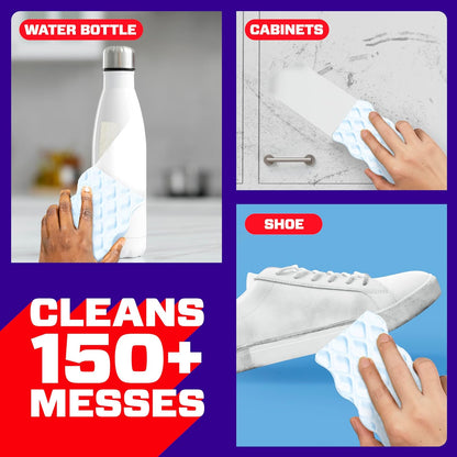 Mr. Clean Magic Eraser Sponge, All Purpose Cleaner, Cleaning Scrubber, Wall, Sneaker, Kitchen, Bathroom, Shower Cleaning Supplies, Melamine